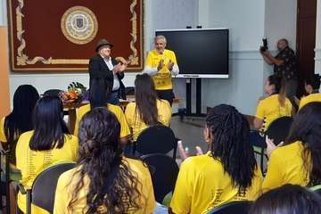 Recepción al Rocasa Gran Canaria por la ULPGC y firma de un convenio de colaboración/TA.